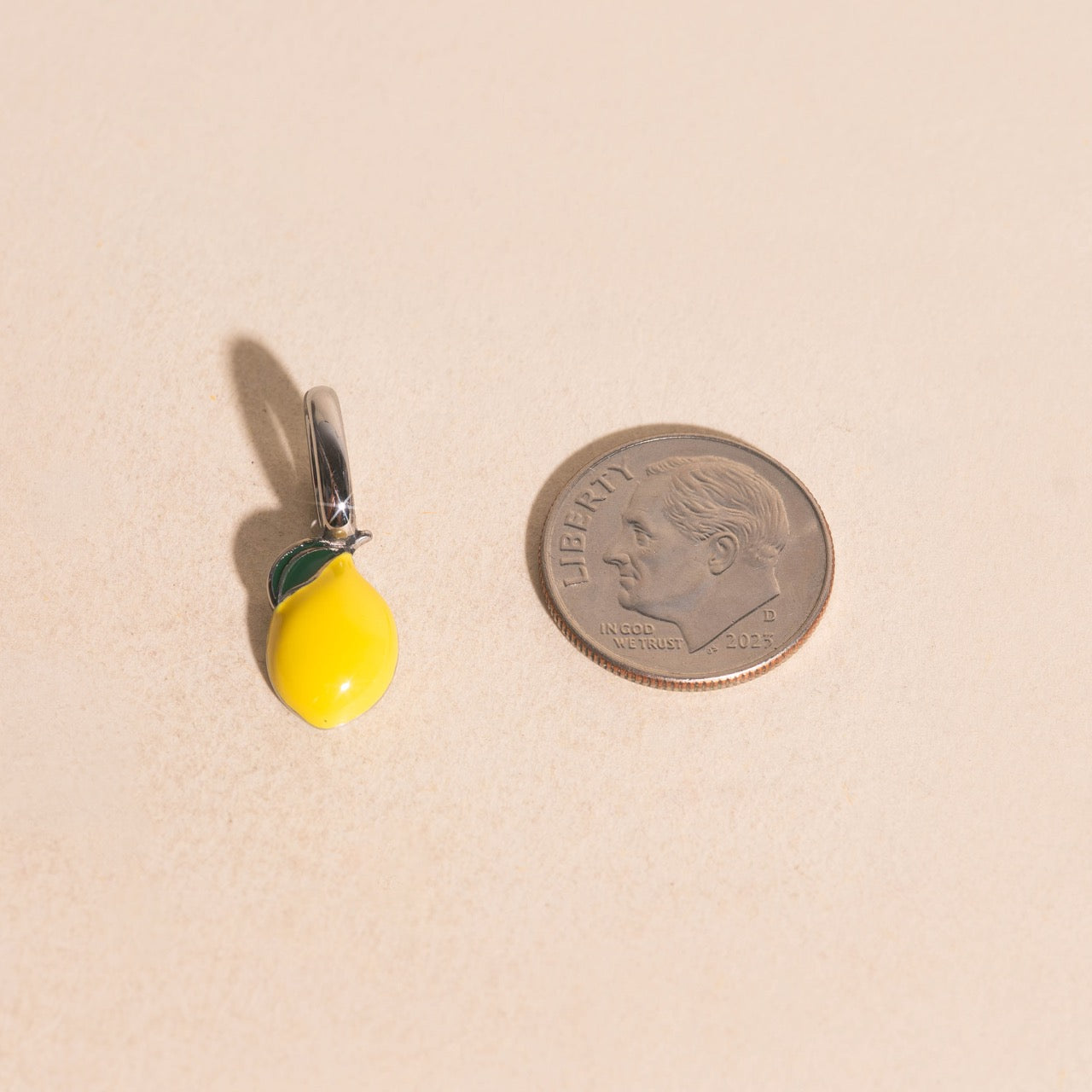 Lemon Necklace Charm