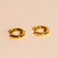 Chunky Rounded Huggie Hoop Earrings