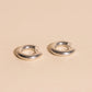 Chunky Rounded Huggie Hoop Earrings