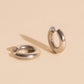 Chunky Rounded Huggie Hoop Earrings