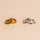 Chunky Rounded Huggie Hoop Earrings
