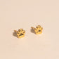 Paw Print Stud Earrings
