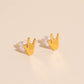I Love You Stud Earrings