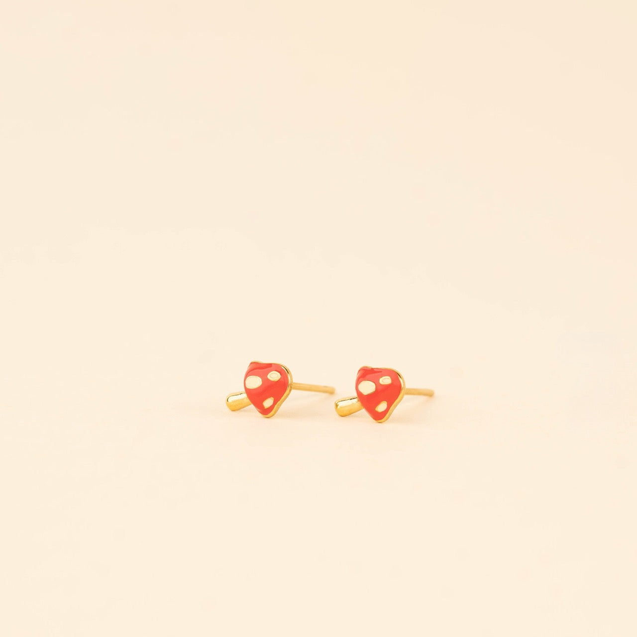 Mushroom Stud Earrings