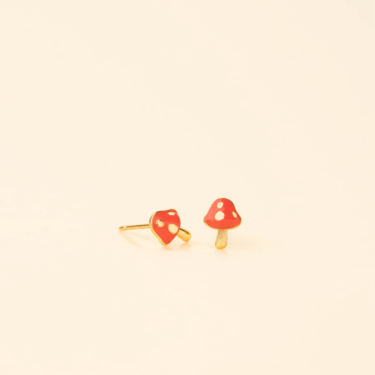 Mushroom Stud Earrings