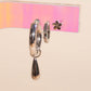 Droplet Textured Silver Stack Pack (4 items pairs)