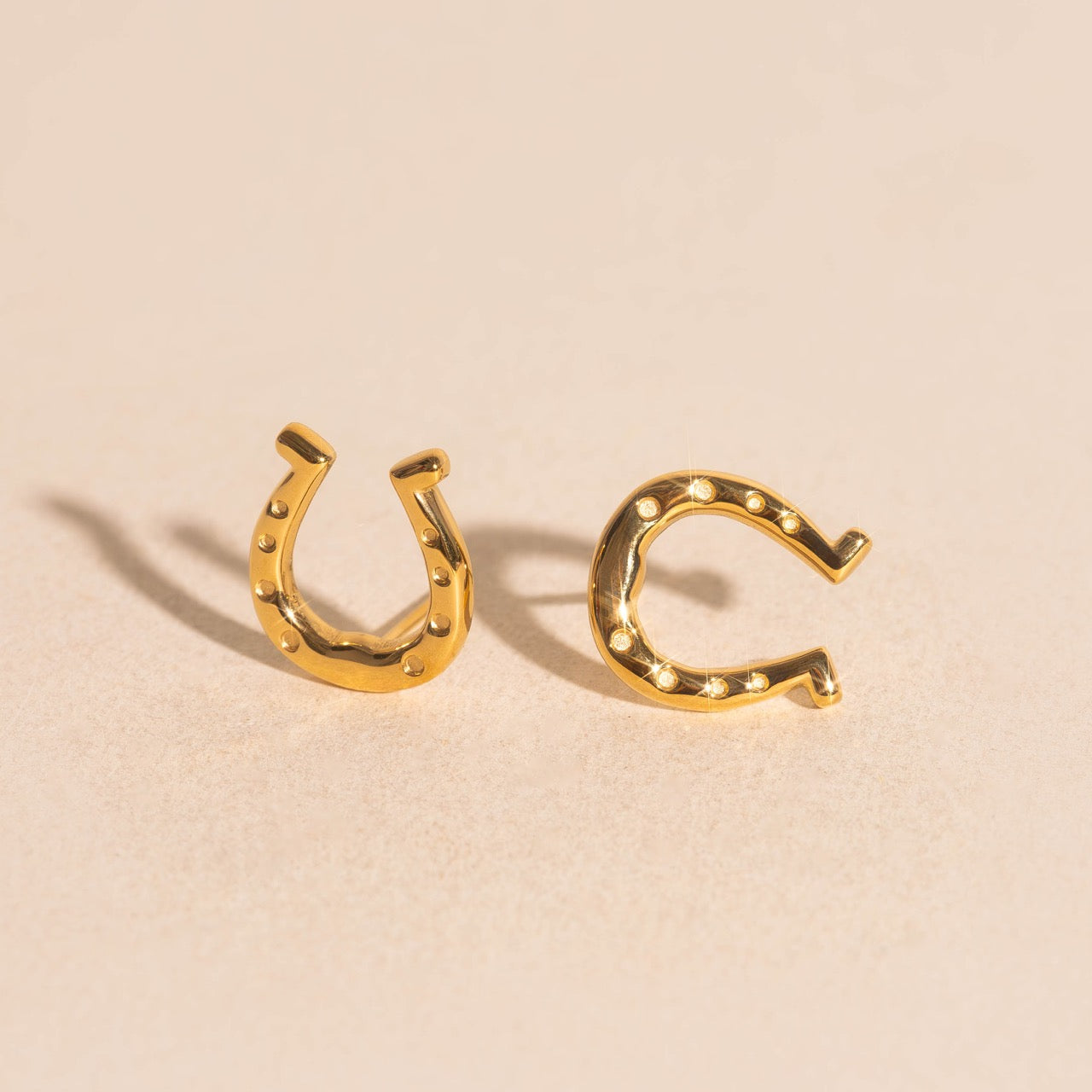 Horseshoe Stud Earrings