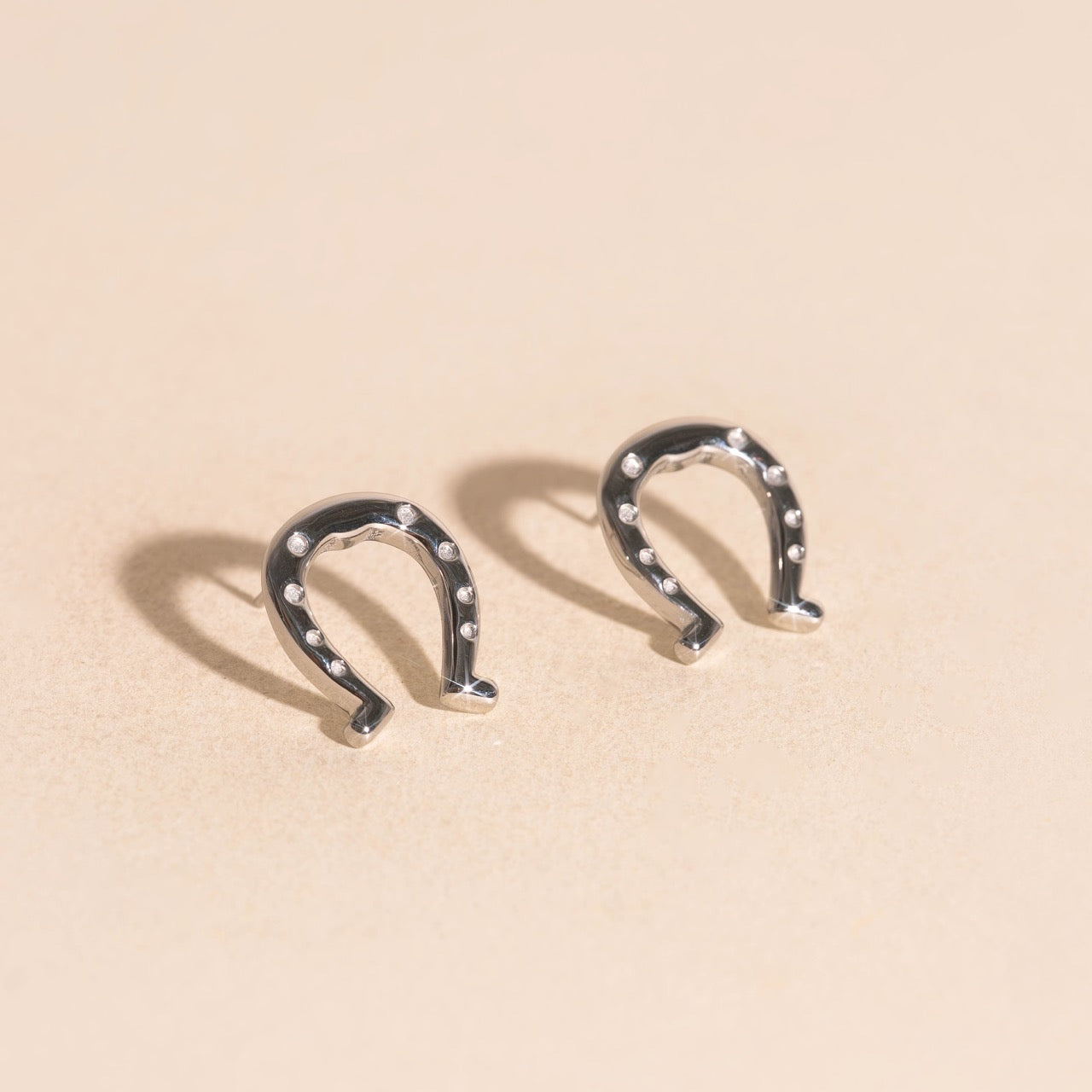 Horseshoe Stud Earrings