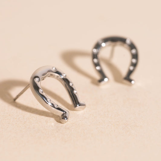 Horseshoe Stud Earrings