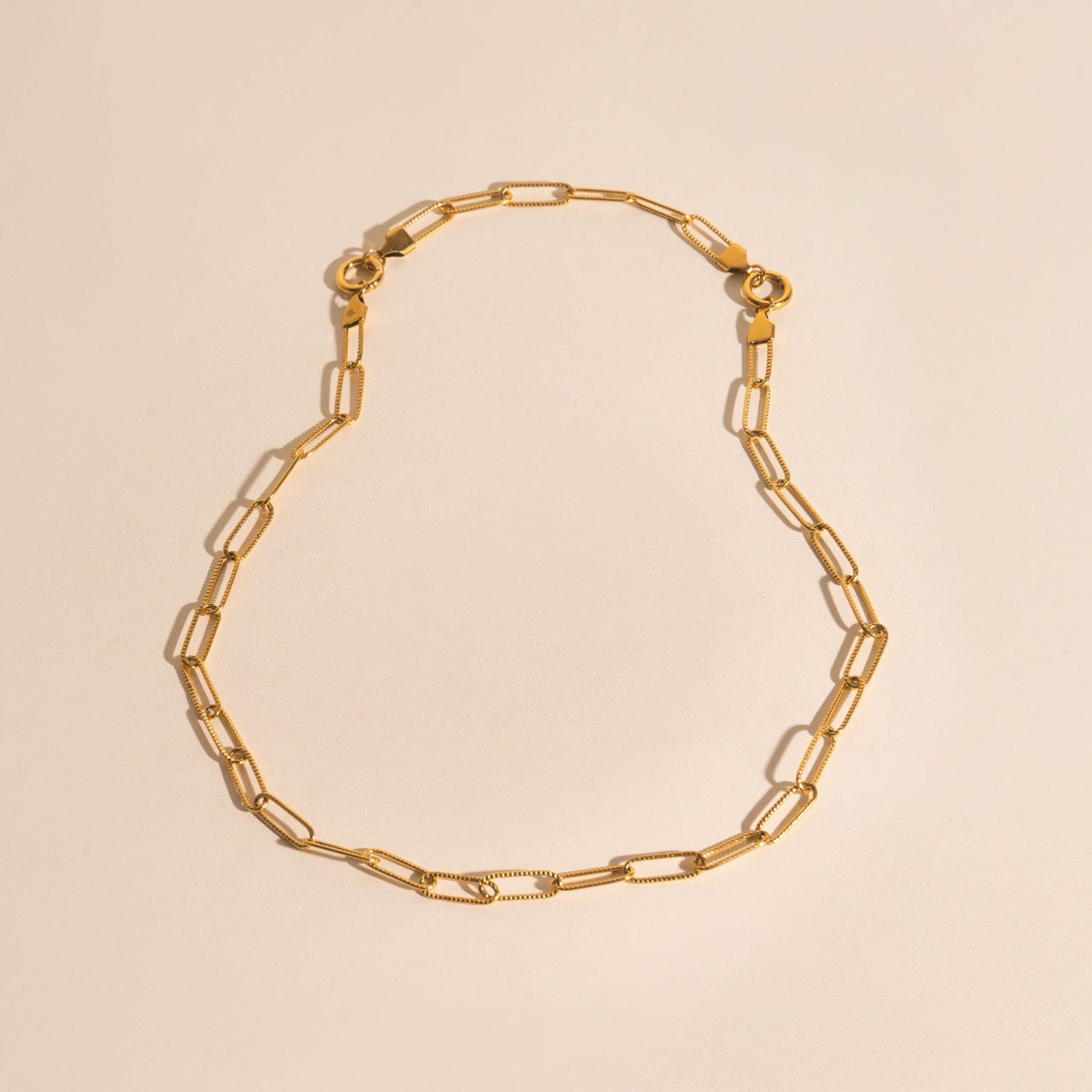 Textured Paperclip Clasp Extender (5")