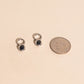 Stone Chunky Huggie Hoop Charms