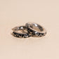 Cow Chunky Rounded Huggie Hoop Earrings