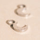 Moon Huggie Hoop Charms