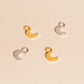 Moon Huggie Hoop Charms