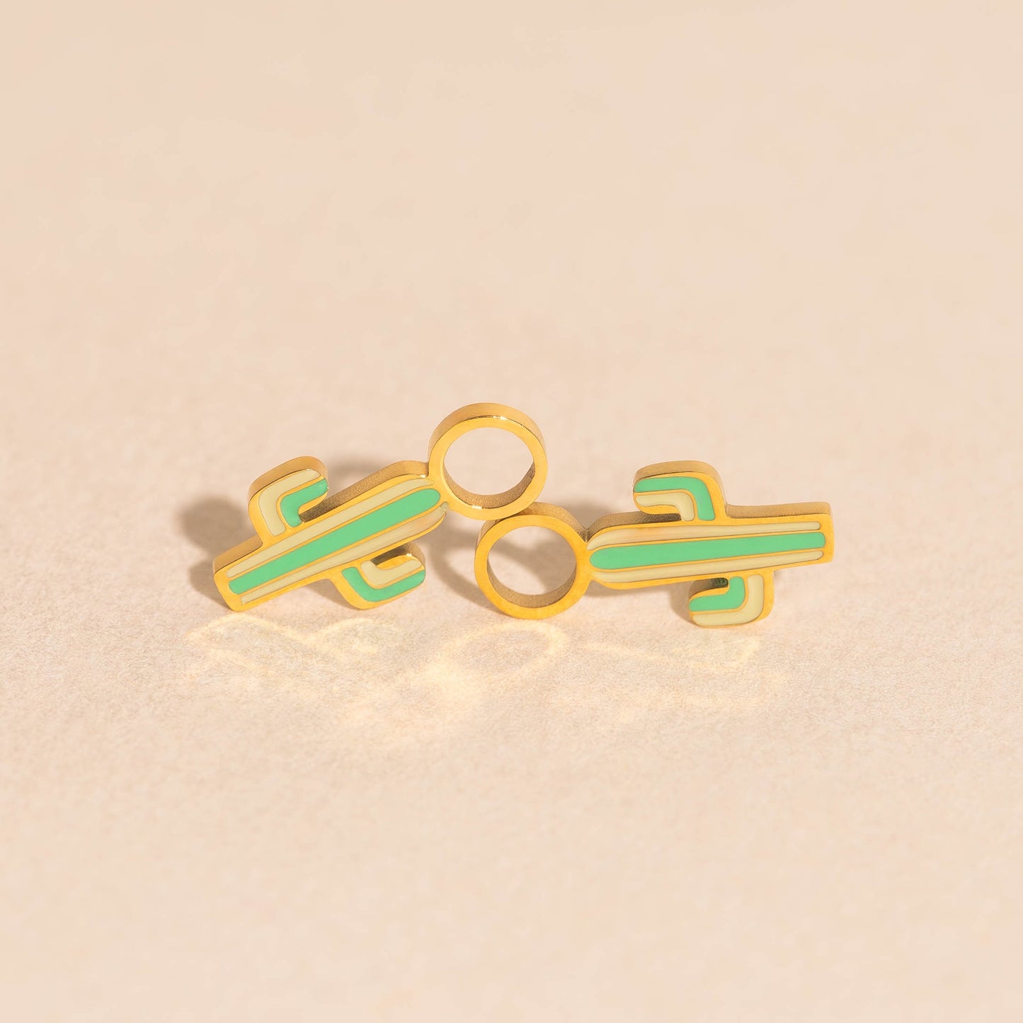 Cactus Huggie Hoop Charms