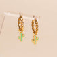 Cactus Huggie Hoop Charms