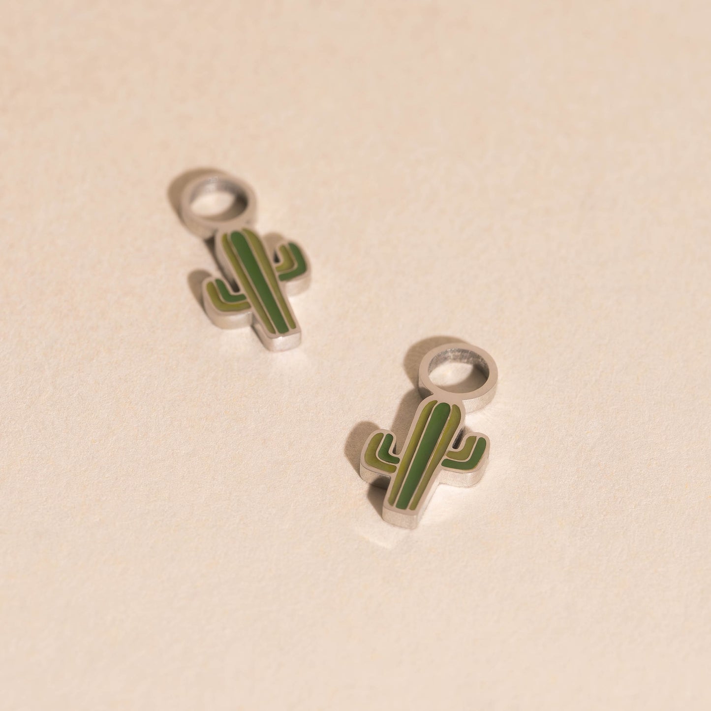 Cactus Huggie Hoop Charms