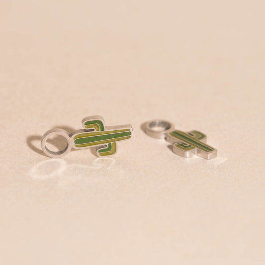 Cactus Huggie Hoop Charms