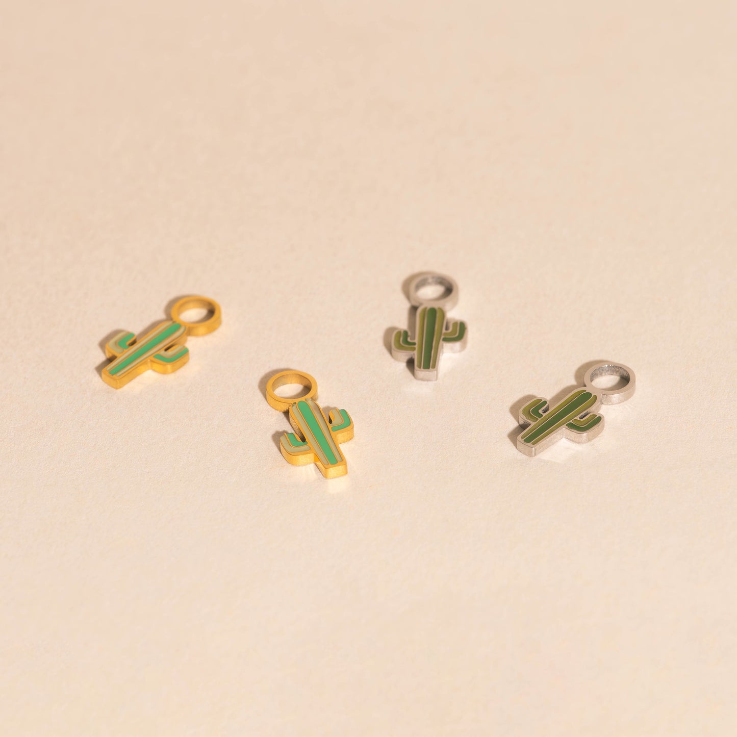 Cactus Huggie Hoop Charms