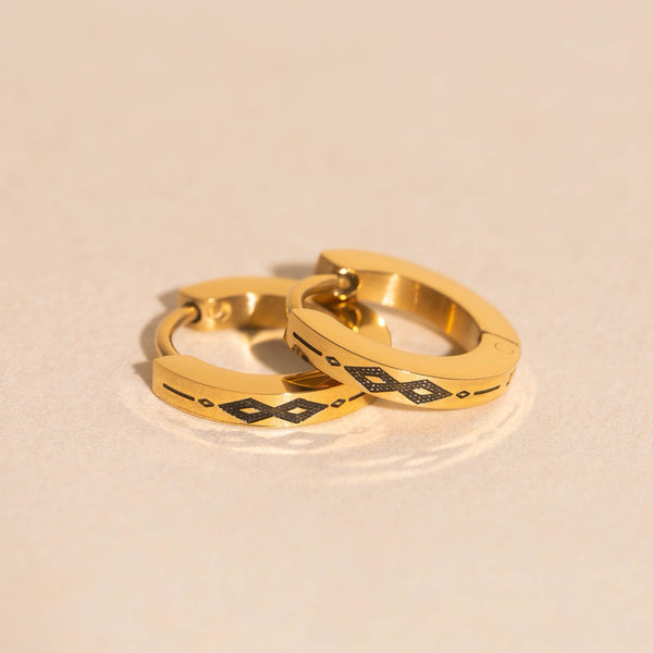 Southwest Huggie Hoop Earrings – Oh Clementine