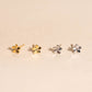 Plumeria Flower Stud Earrings