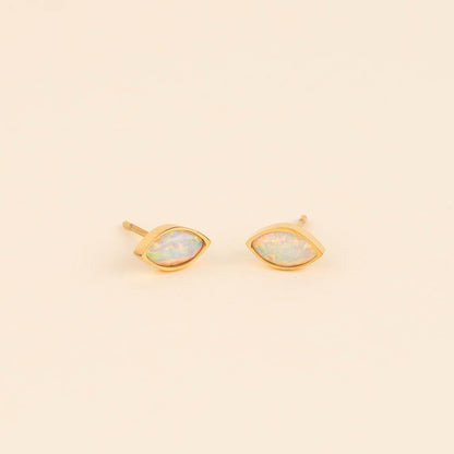 October Birthstone Stud Earrings