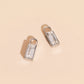 April Birthstone Huggie Hoop Charms