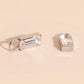 April Birthstone Huggie Hoop Charms