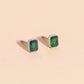 May Birthstone Stud Earrings