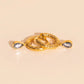 June Birthstone Huggie Hoop Charms