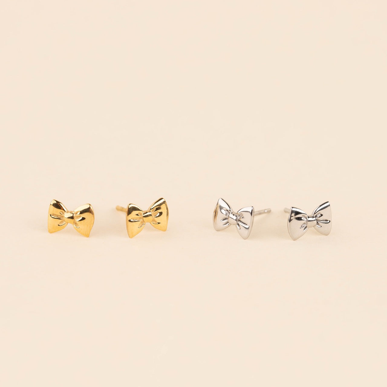 Mini Bow Stud Earrings