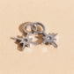 Mini Starburst Huggie Hoop Charms
