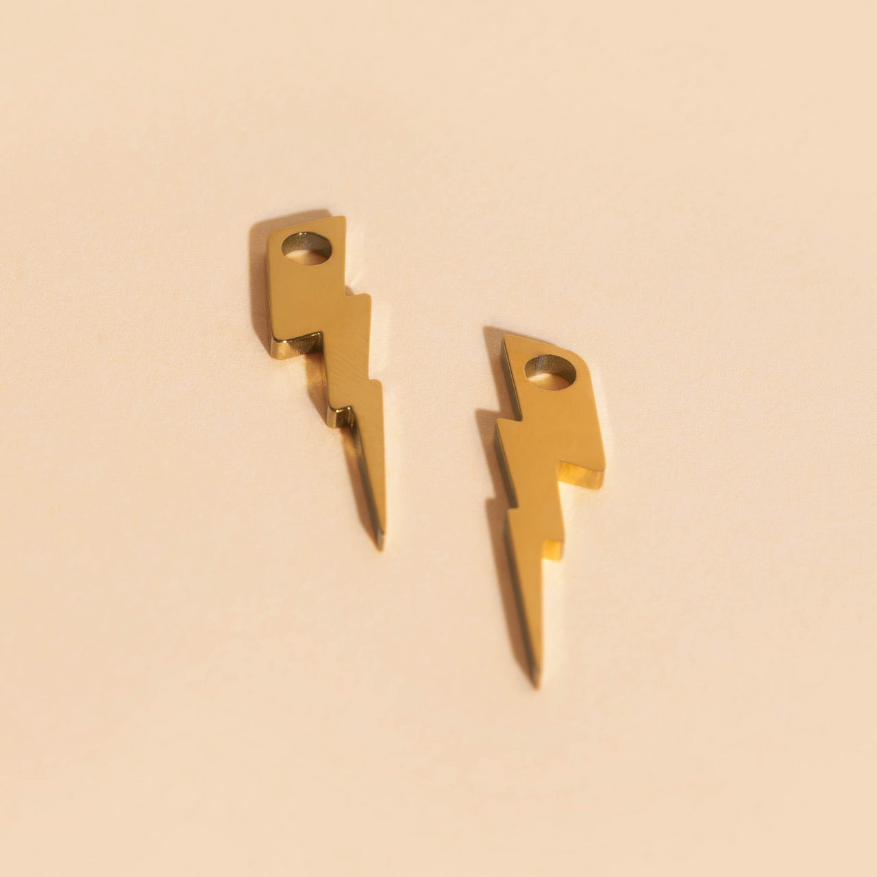 Lightning Bolt Huggie Hoop Charms – Oh Clementine