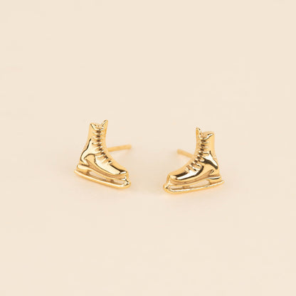 Ice Skate Stud Earrings