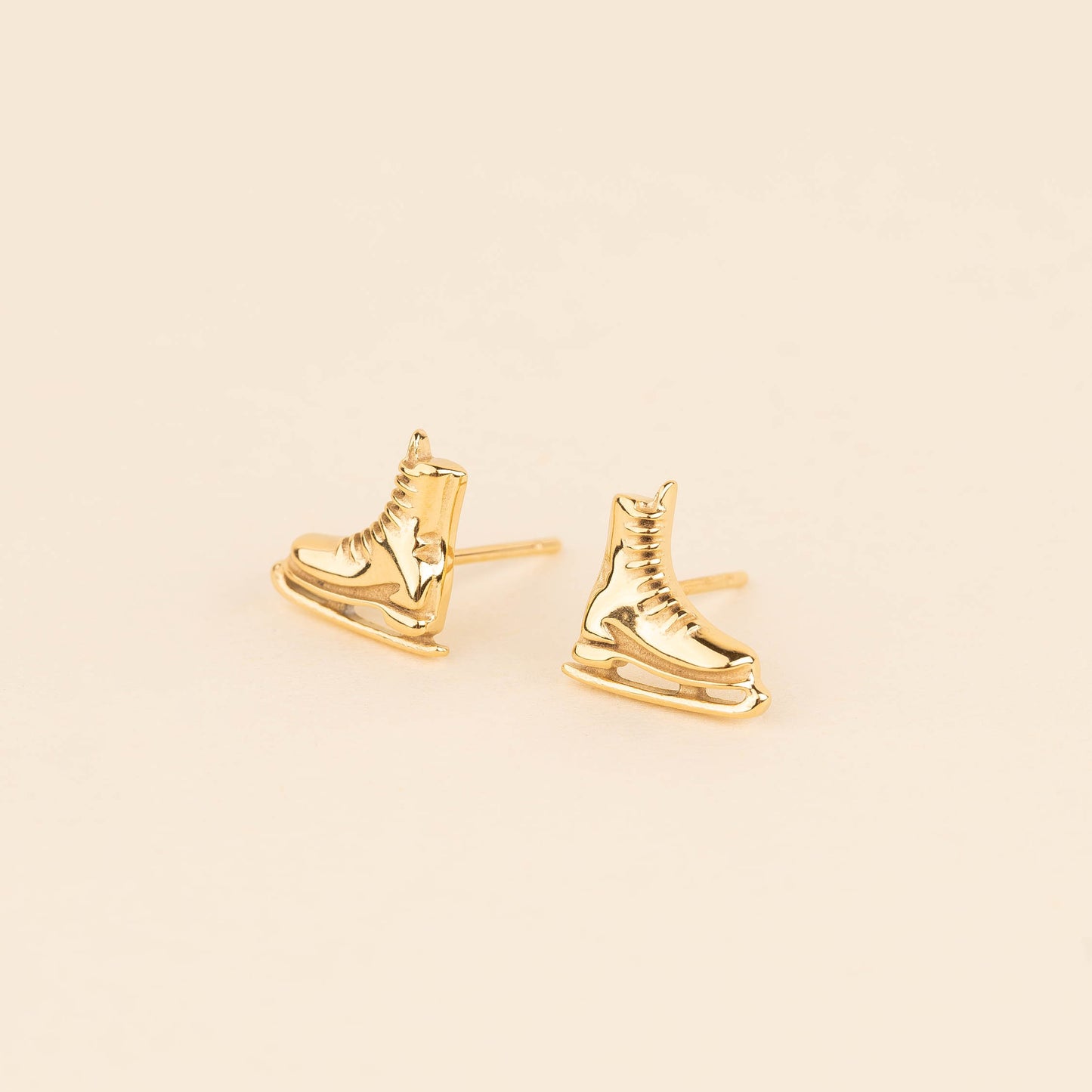 Ice Skate Stud Earrings