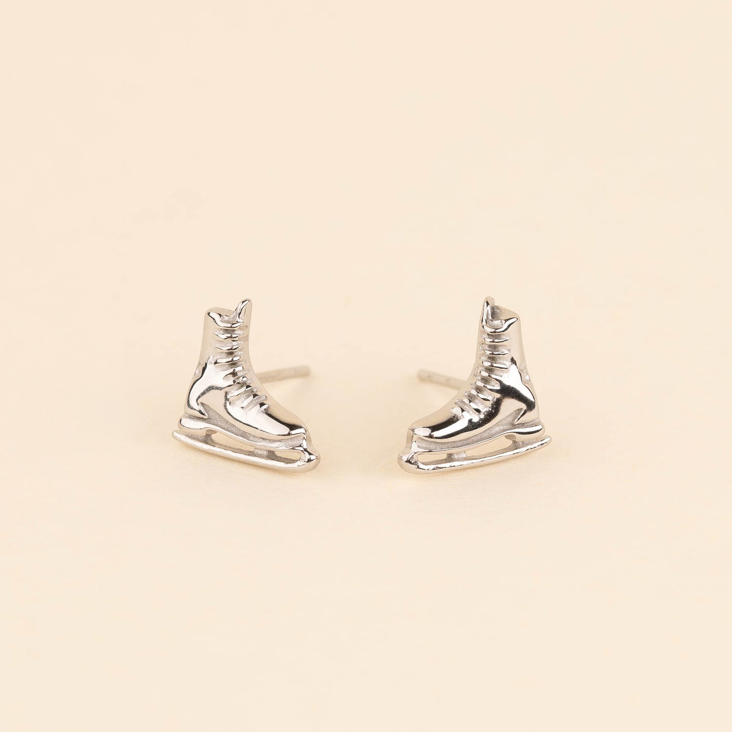 Ice Skate Stud Earrings