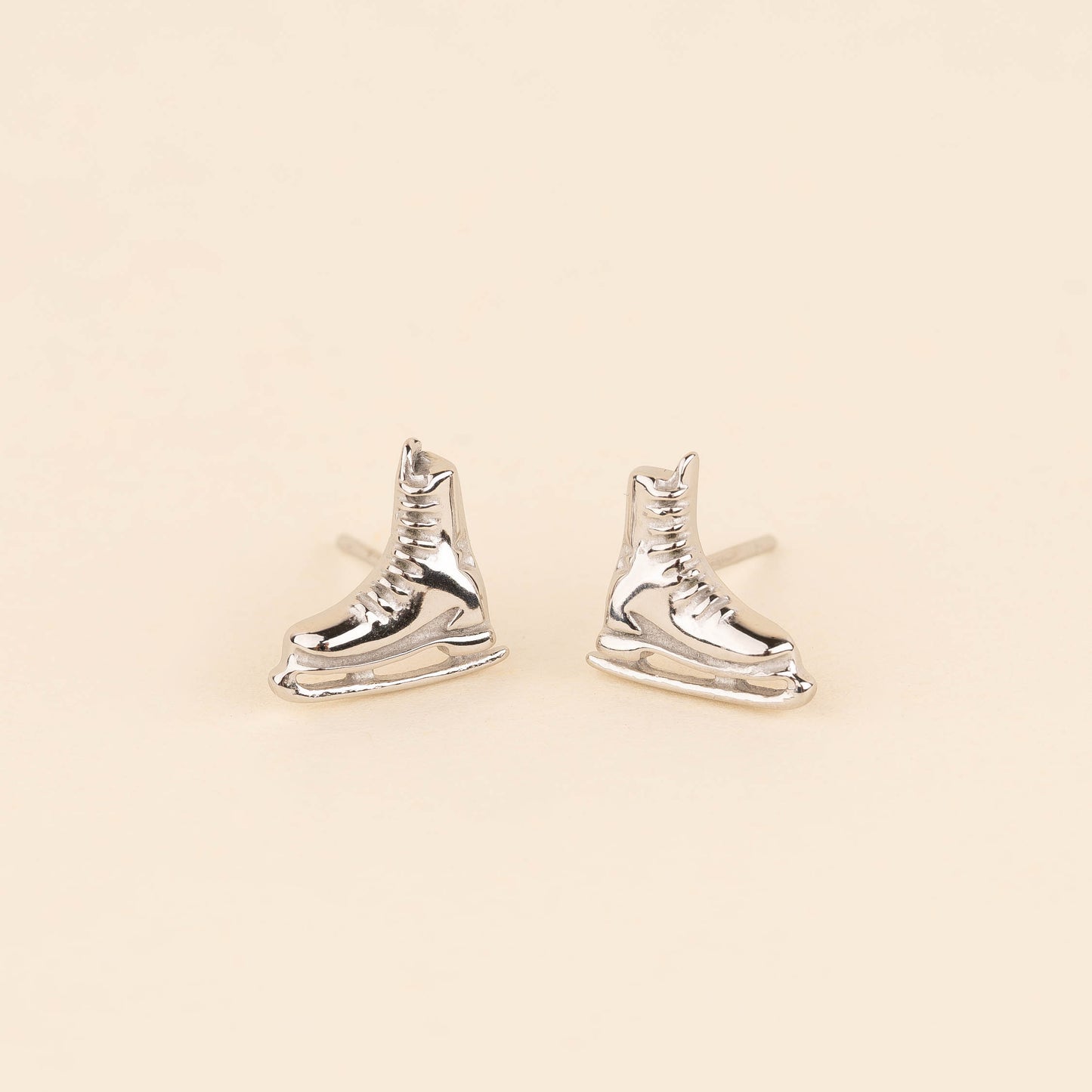 Ice Skate Stud Earrings