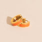 Color Chunky Huggie Hoop Earrings