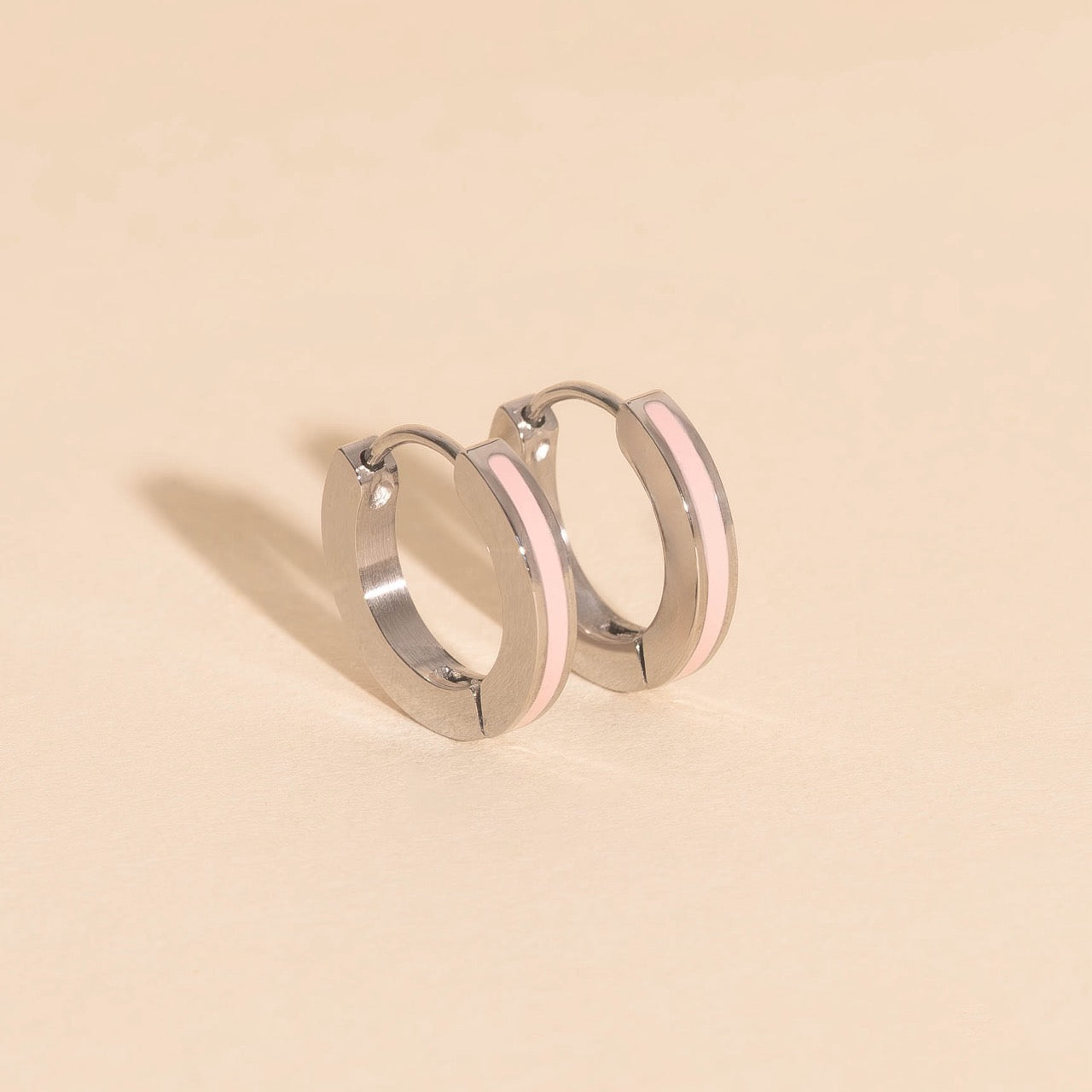 Color Huggie Hoop Earrings