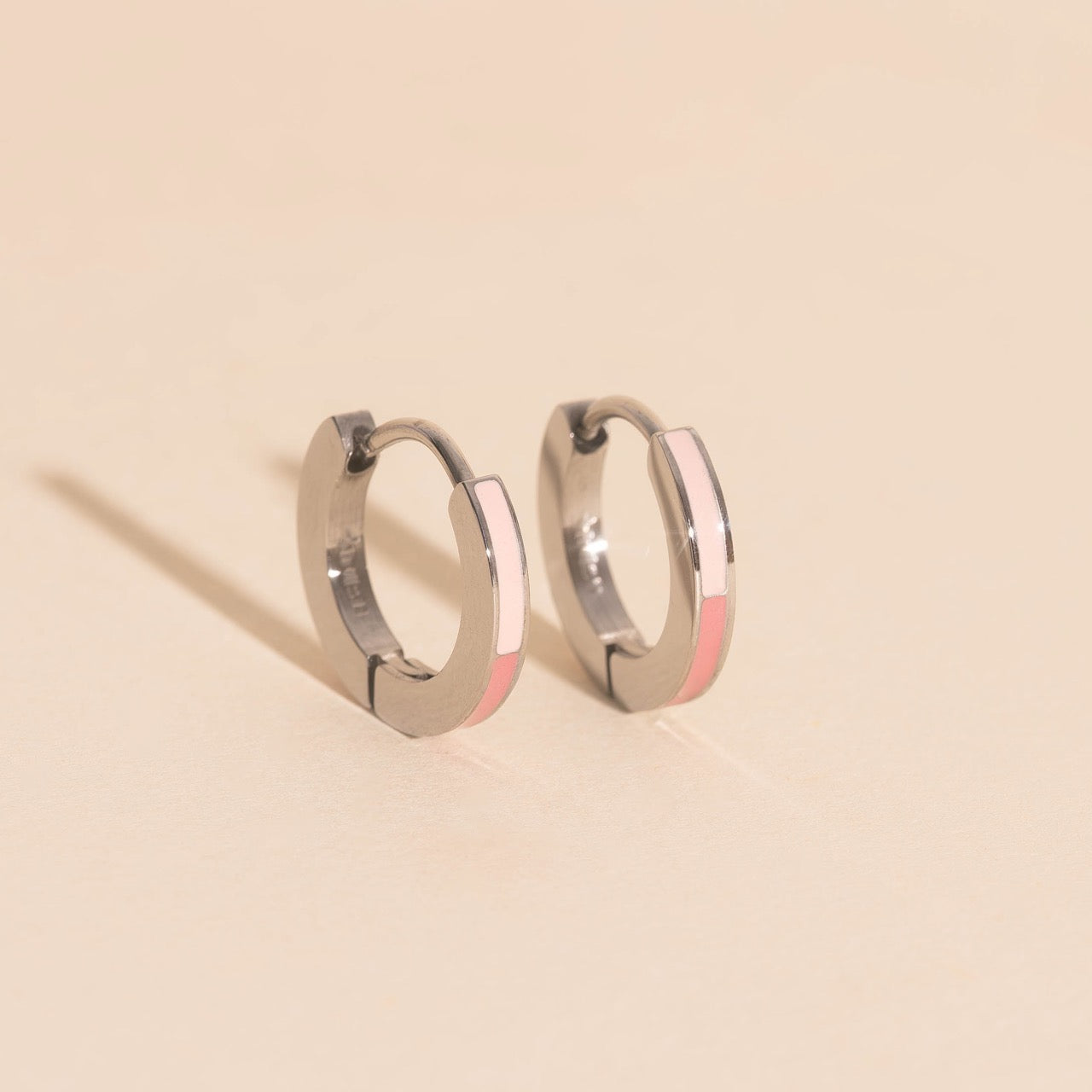 Split Color Huggie Hoop Earrings – Oh Clementine
