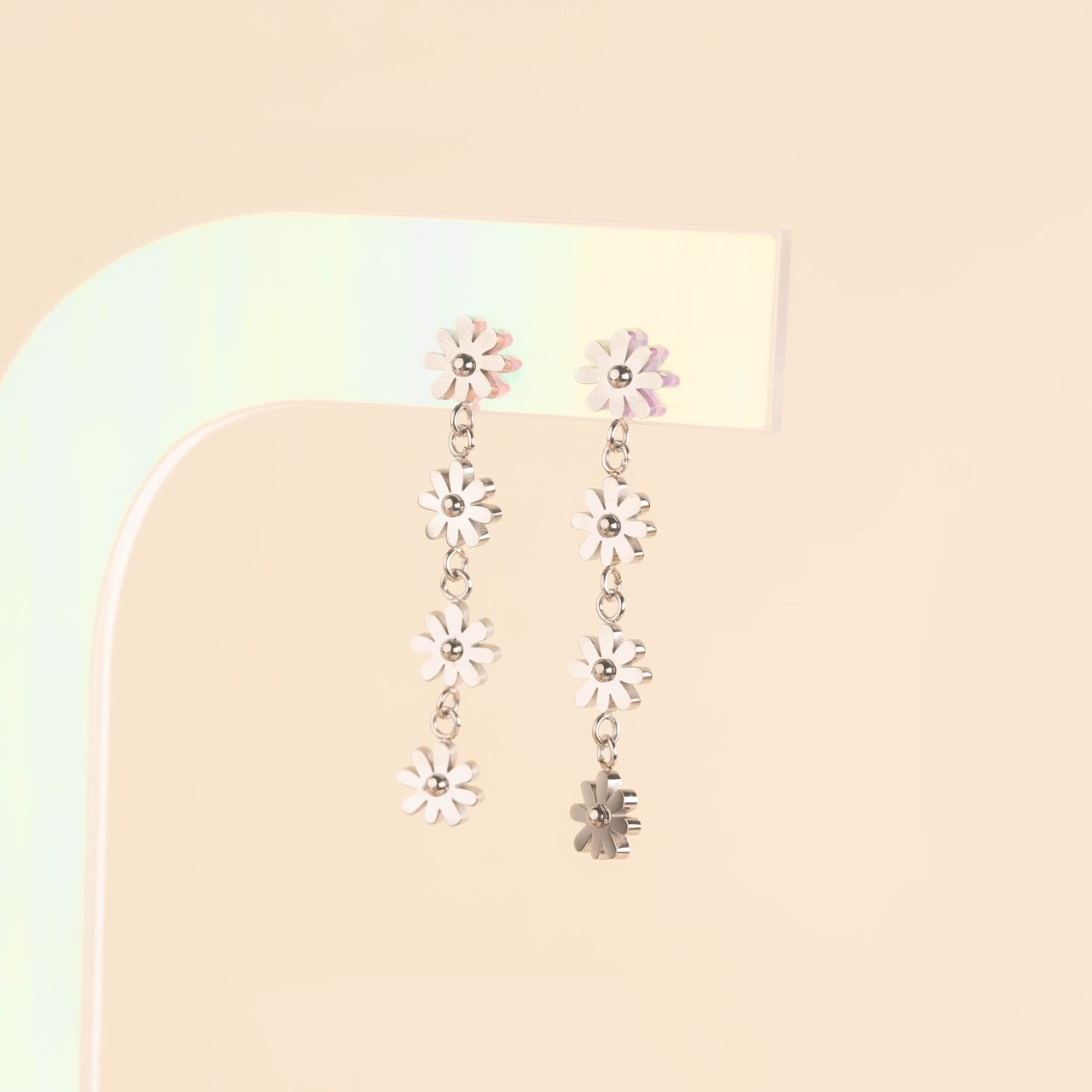 Daisy Dangle Stud Earrings