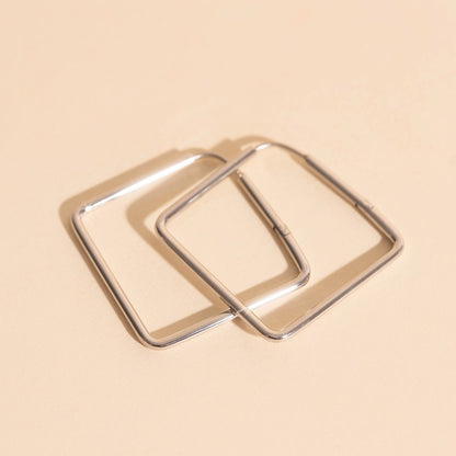 Diamond Rounded Huggie Hoop Earrings