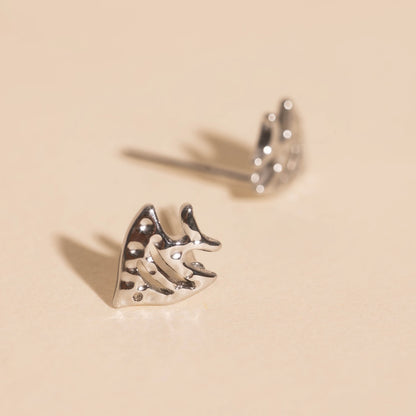 Angel Fish Stud Earrings