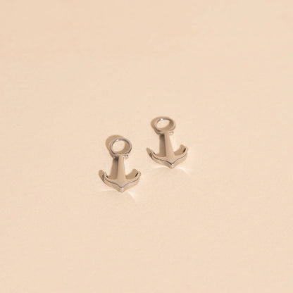 Anchors Aweigh Huggie Hoop Charms
