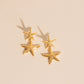 Starfish Dangle Stud Earrings