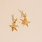 Starfish Dangle Stud Earrings