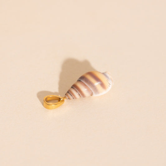 Spiral Shell Necklace Charm