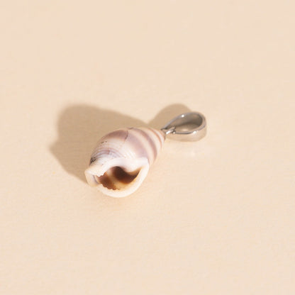 Spiral Shell Necklace Charm