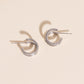 Mini Rope Loop Stud Earrings