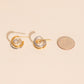 Mini Mixed Loop Stud Earrings